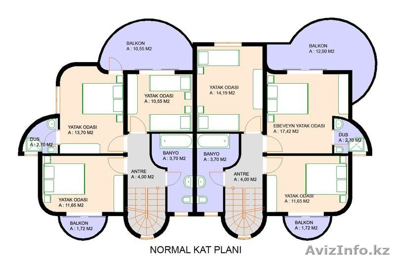 Трехэтажная вилла в Турции ,первая береговая линяя ,Армони Хоумс - Изображение #9, Объявление #1059588