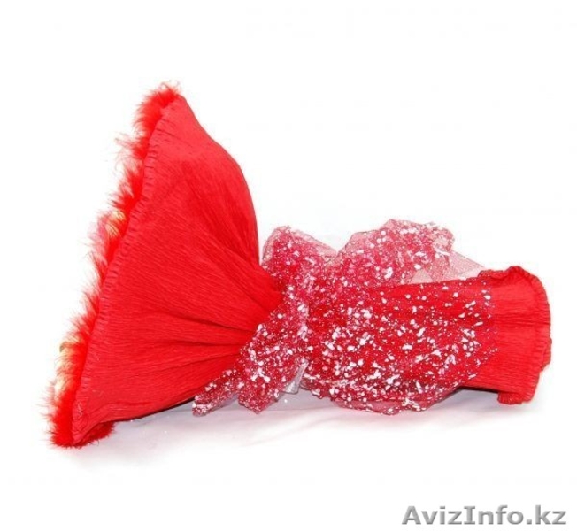 Мягкий букет - 9 Мишек Красные - Изображение #3, Объявление #1071395