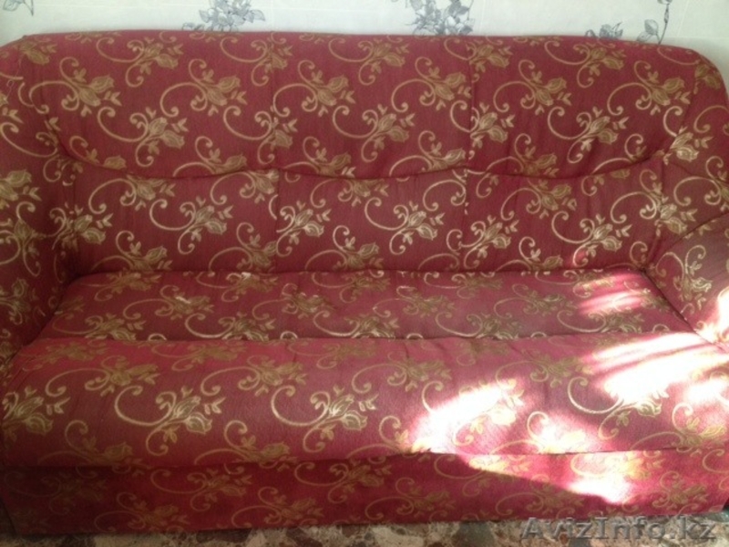 СРОЧНО! продам мягкую мебель, диван и 2 кресла. б/у.  - Изображение #2, Объявление #1146918
