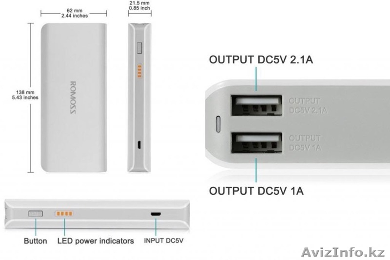 Переносной Аккумулятор для телефона Romoss sense 4 - Изображение #4, Объявление #1174256