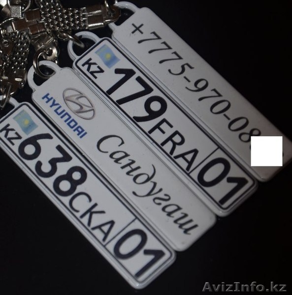 Гос.номер авто в виде брелка - Изображение #3, Объявление #1170896
