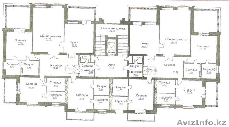 4 ком.кв 270  кв.м ЖК "Жарык" - Изображение #2, Объявление #1190916