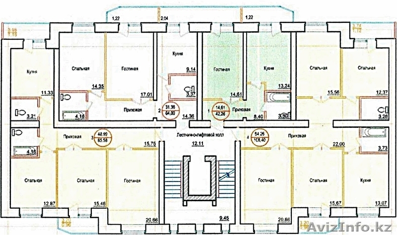 3 ком.кв 82,68 кв.м ЖК "Аниса -3" - Изображение #3, Объявление #1189738