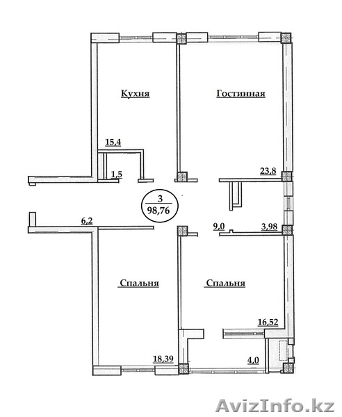 * ЖК  "Аниса " 2ком.кв 73,9кв.м  - Изображение #2, Объявление #1189799