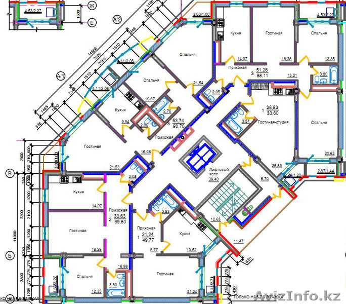 Жилой комплекс "Жагалау 4" 1 ком. 51,7 кв. - Изображение #9, Объявление #1210730