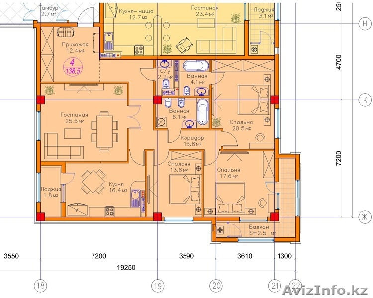 4 ком., ЖК "Premier Palace" - Изображение #2, Объявление #1279026