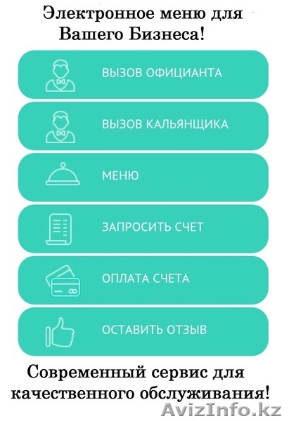 Электронное меню в сфере гостевого сервиса ( рестораны,пабы,гостиницы и другие) - Изображение #1, Объявление #1288899