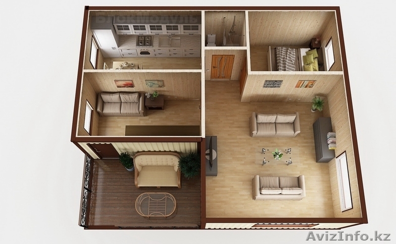 Мобильные здания в Астане и Алматы - Изображение #1, Объявление #1300932