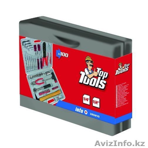 Набор ручного слесарного инструмента 100 шт. Top Tools 38D210  - Изображение #3, Объявление #1320422