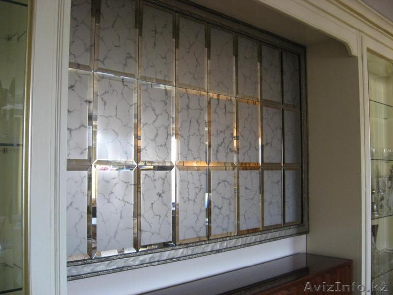 Зеркала в багете, зеркальное панно и перегородки из стекла и зеркал. - Изображение #1, Объявление #1359869