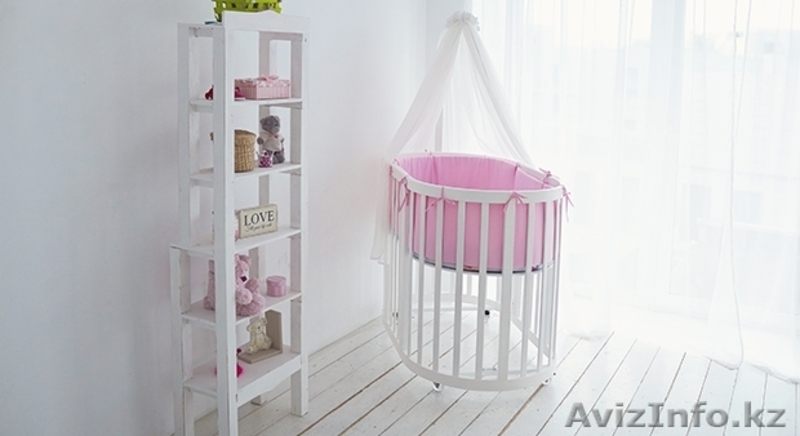 Овальная детская кроватка трансформер 6 в 1 - Изображение #1, Объявление #1376272