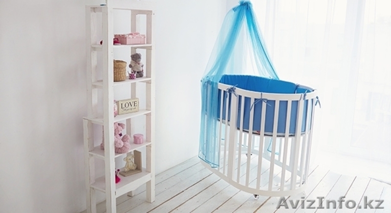 Овальная детская кроватка трансформер 6 в 1 - Изображение #2, Объявление #1376272