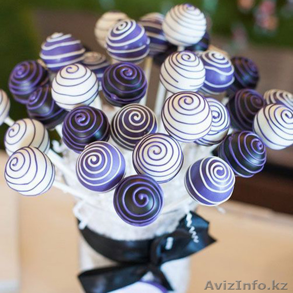 Маленькие тортики из бисквита на палочке. Cake pops - Изображение #2, Объявление #1382159