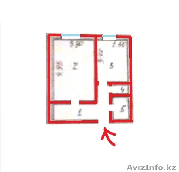 Продам 1комн. за 10,5млн.тг в р-не ОРБИТЫ-ЕВРАЗИИ - Изображение #1, Объявление #1401387