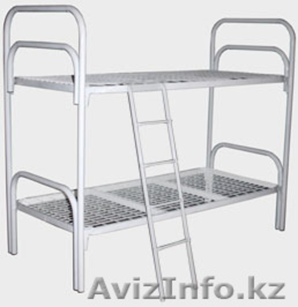 Кровати металлические для бытовок, кровати трёхъярусные для рабочих, кровати опт - Изображение #2, Объявление #1433330