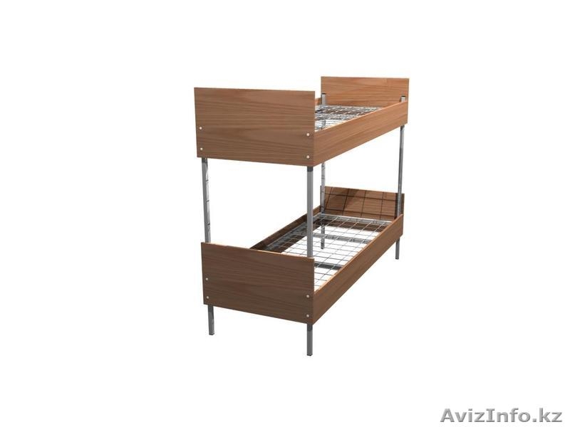 Кровати металлические для бытовок, кровати трёхъярусные для рабочих, оптом - Изображение #4, Объявление #1435290