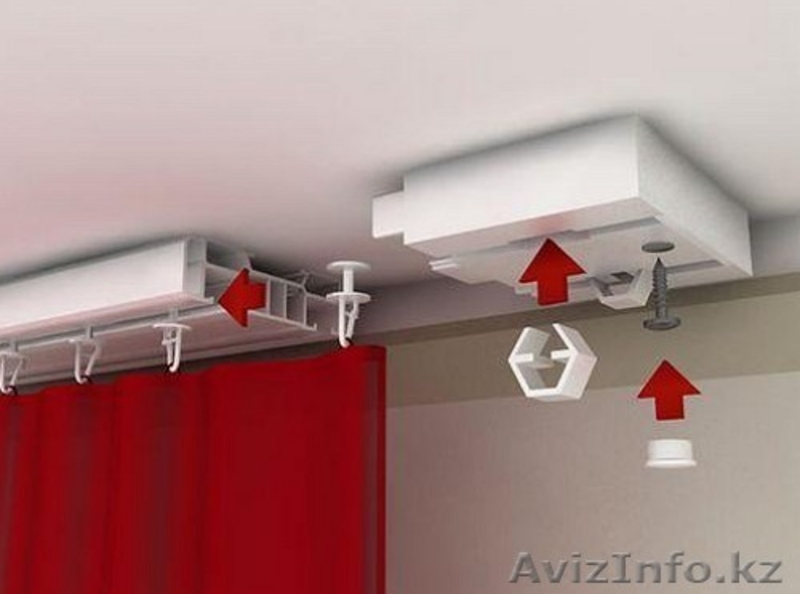 Установка карниз гардин ролл штор жалюзи а также в продаже  - Изображение #1, Объявление #1444203