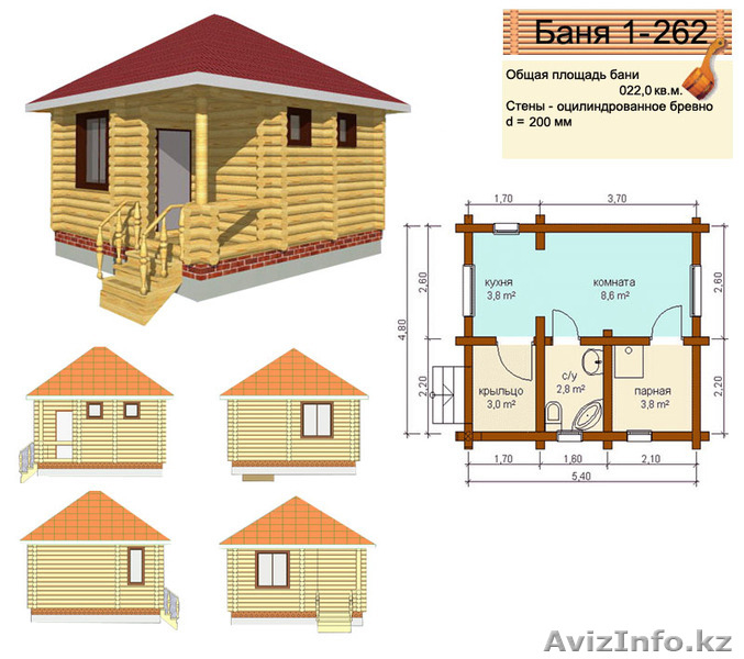 Срубы домов и Бань  - Изображение #2, Объявление #1493576