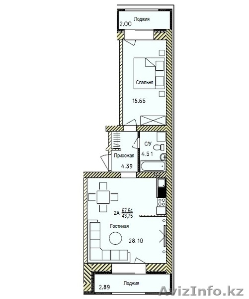 ЖК Алтын Орда3 57,54м2 спешите за СВОЕЙ квартирой! - Изображение #1, Объявление #1495741
