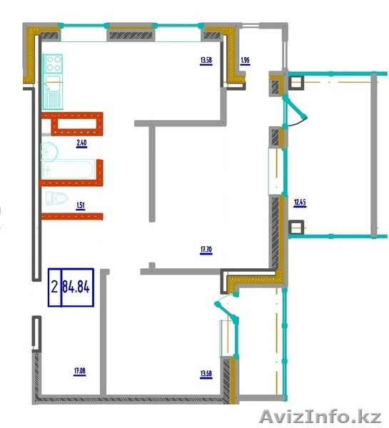 Продам в ЖК "Кристал" 2-х комнатную квартиру - Изображение #1, Объявление #1498361