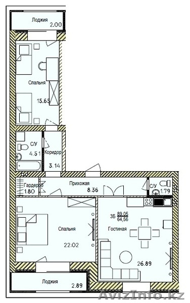 Кирпичный дом в п. Косшы! АЛТЫН ОРДА 3! - Изображение #1, Объявление #1495841