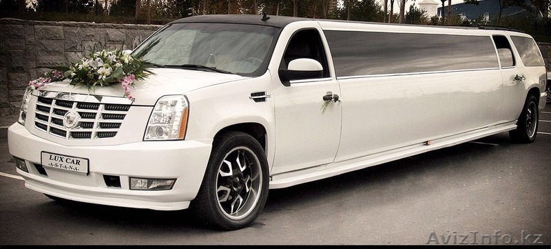 От компании "7zvezd" белый лимузин CADILLAC ESCALADE AMERICA - Изображение #1, Объявление #1493977