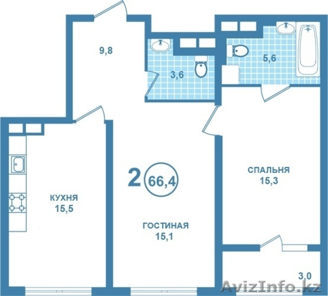 срочно продам квартиру жк миллениум парк - Изображение #3, Объявление #1445790