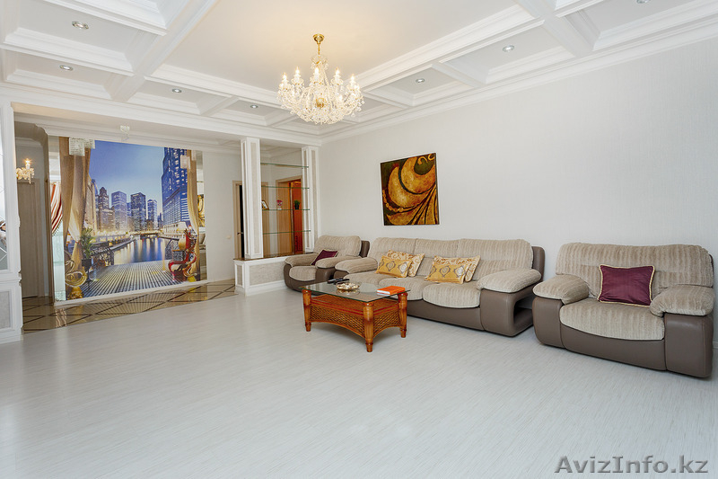 Посуточно просторная 3 ком. кв в ЖК Гранд Алатау, 38 эт. Правый берег - Изображение #1, Объявление #1522677