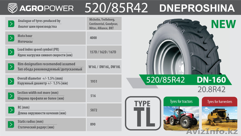 600/70R30 TL DN-164  DNEPROSHINA - Изображение #2, Объявление #1552970