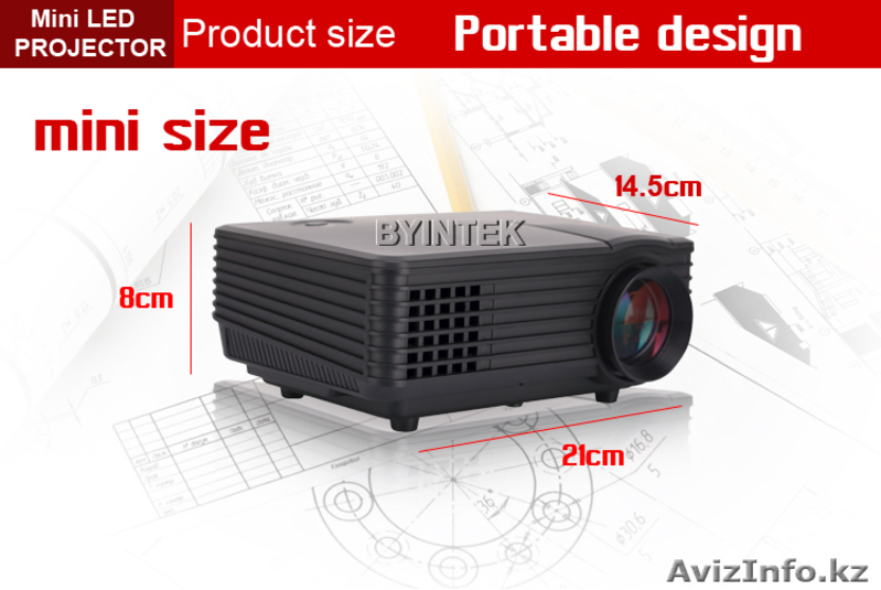 Продаю проектор + домашний кинотеатр Full HD 1080 2 в 1 - Изображение #1, Объявление #1563747