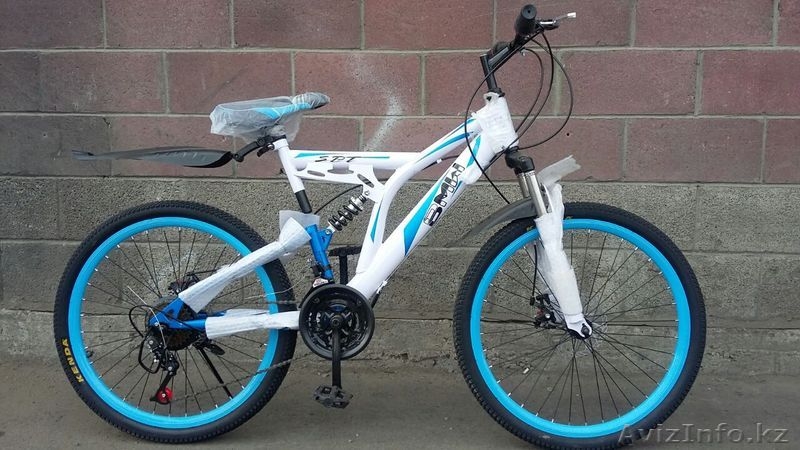 Велосипед Green Bike (двухподвесный) на спицах в АСТАНЕ! Только заводские! - Изображение #1, Объявление #1576691