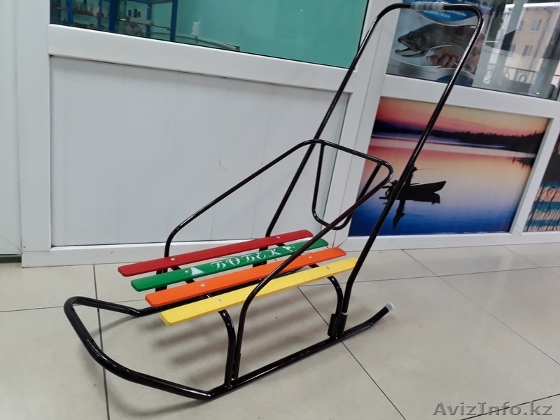 Детские санки "Бобек" со спинкой и перекидной ручкой! - Изображение #2, Объявление #1607646