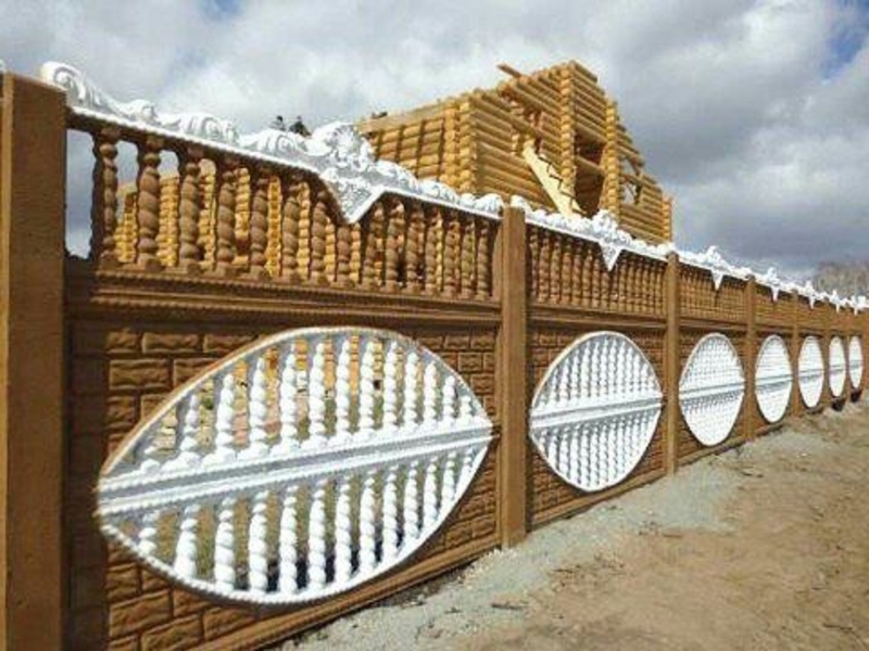 Еврозабор декоративный железобетонный забор установка еврозабора  - Изображение #8, Объявление #1645791