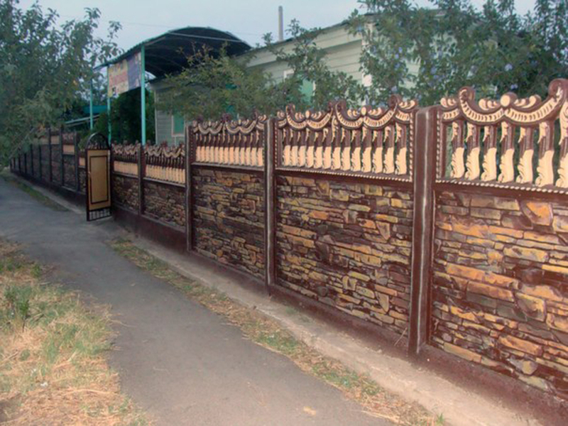 Еврозабор декоративный железобетонный забор установка еврозабора  - Изображение #7, Объявление #1645791