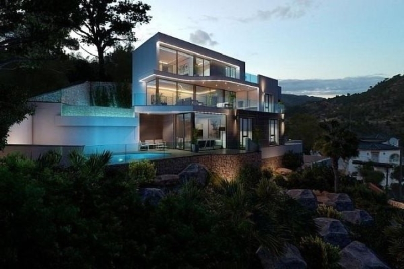 Недвижимость в Испании, Новая вилла с видами на море от застройщика в Кальпе - Изображение #6, Объявление #1658821