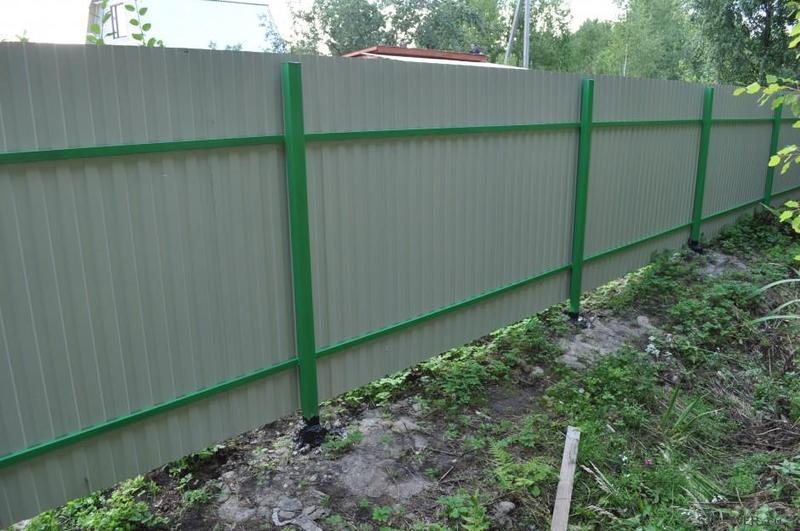 Монтаж забора из проф листа - Изображение #3, Объявление #1658034