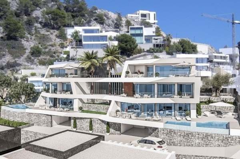 Недвижимость в Испании, Новая вилла с видами на море от застройщика в Альтеа - Изображение #5, Объявление #1672584