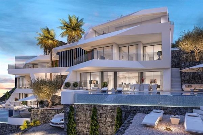 Недвижимость в Испании, Новая вилла с видами на море от застройщика в Альтеа - Изображение #8, Объявление #1672584