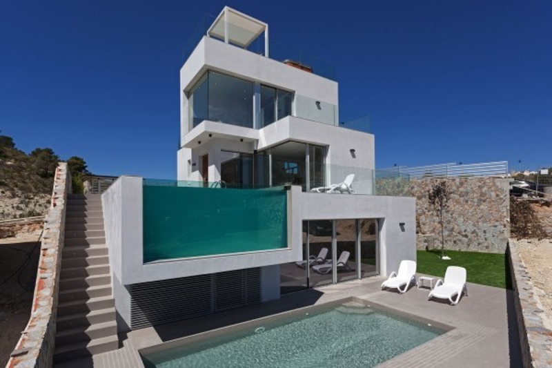 Недвижимость в Испании, Новые виллы с видами на море от застройщика в Бенидорм - Изображение #1, Объявление #1719545